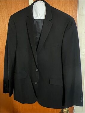 Mens Kenneth Cole Reaction Black slim fit JACKET 42s